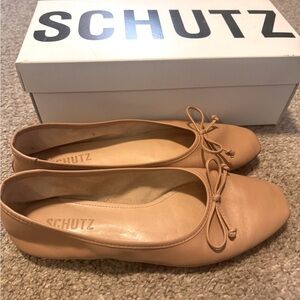 Schutz Arissa leather ballet flat